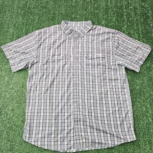 Huk Fishing Shirt Mens XXL Short Sleeve Performance Stretch Lightweight